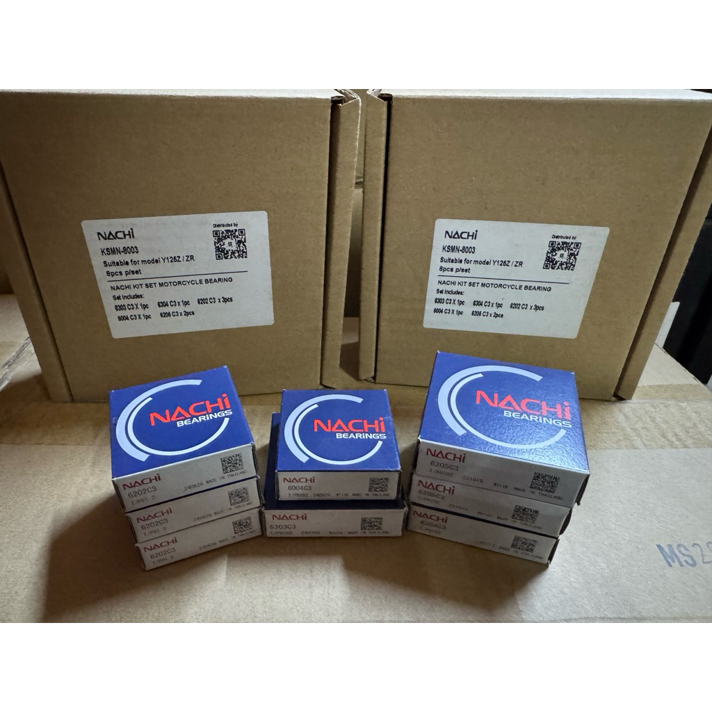 NACHI BEARING ENGINE ENJIN SET LC135 4S 5S Y15ZR Y125Z RXZ EX5 DREAM WAVE100 DINAMIK SRL110 ZX150 KR