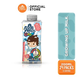 Farm Fresh Grow Formulated Milk 1-6 Years Old 200ml x 24 Packs