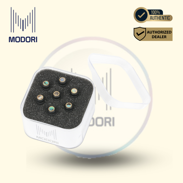 Modori EBP-02 Ebony Bridge 7 ชิ้น Pins สําหรับกีตาร์โปร่ง