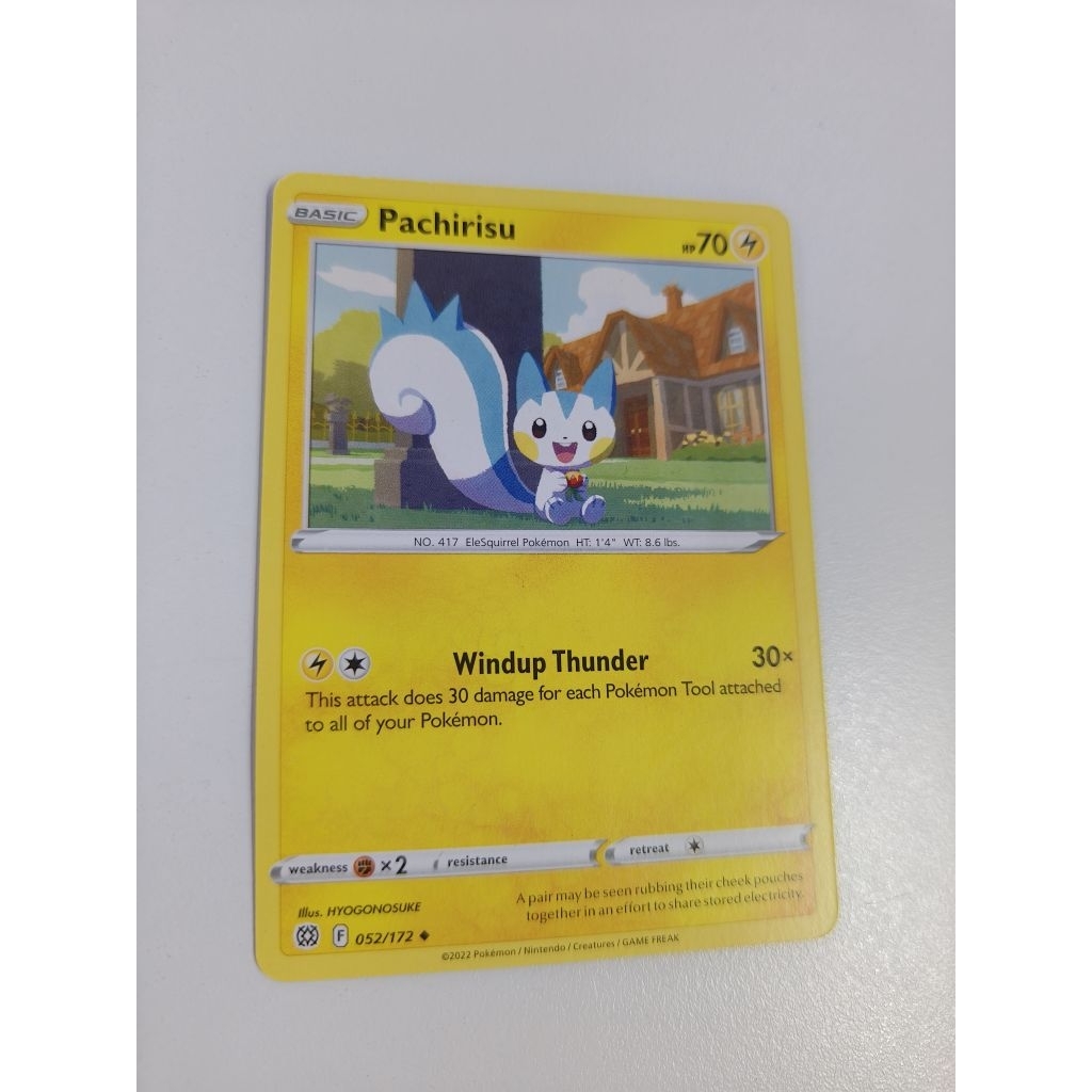 Pokemon TCG Pachirisu 052/172 (Illus. HYOGONOSUKE)