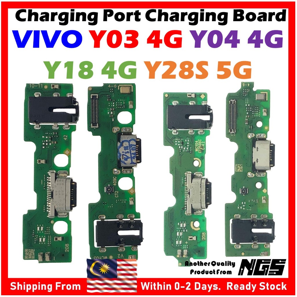 NGS ชาร์จพอร์ตชาร์จสําหรับ VIVO Y03 4G / Y04 4G / Y18 4G / Y28s 5G