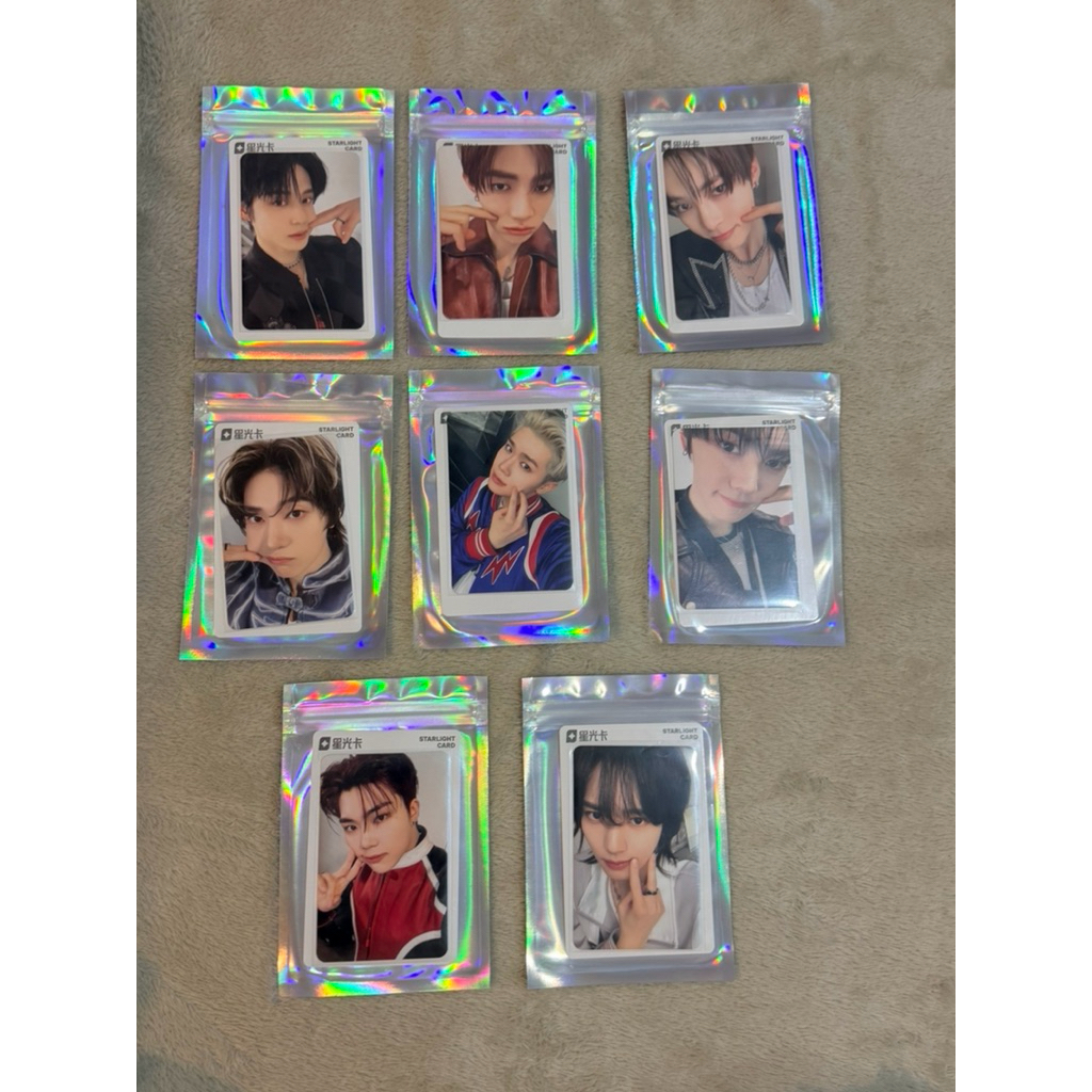 ZEROBASEONE NEVER SAY NEVER STARLIGHT โฟโต้การ์ด JIWOONG ZHANGHAO HANBIN MATTHEW RICKY TERAE GYUVIN 