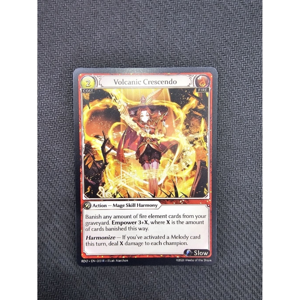 Grand Archive Volcanic Crescendo RDO EN-203 R