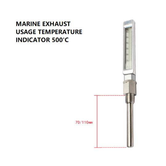 MARINE USE EXHAUST MERCURY TEMPERTURE INDIGATOR 500CX 1/2INCH