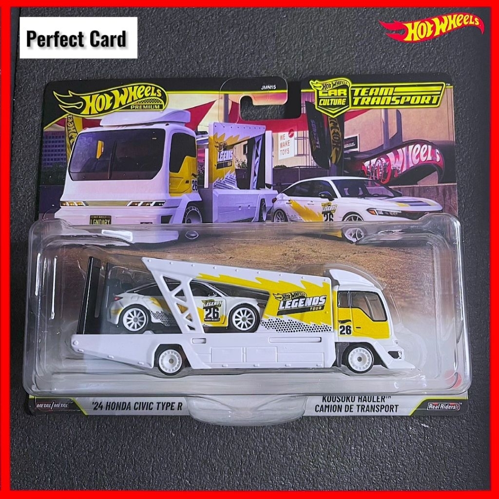 Hot Wheels Honda Civic Team Transport Honda Civic Type R FL5 Legend Tour Hotwheels JDM Kousoku Haule
