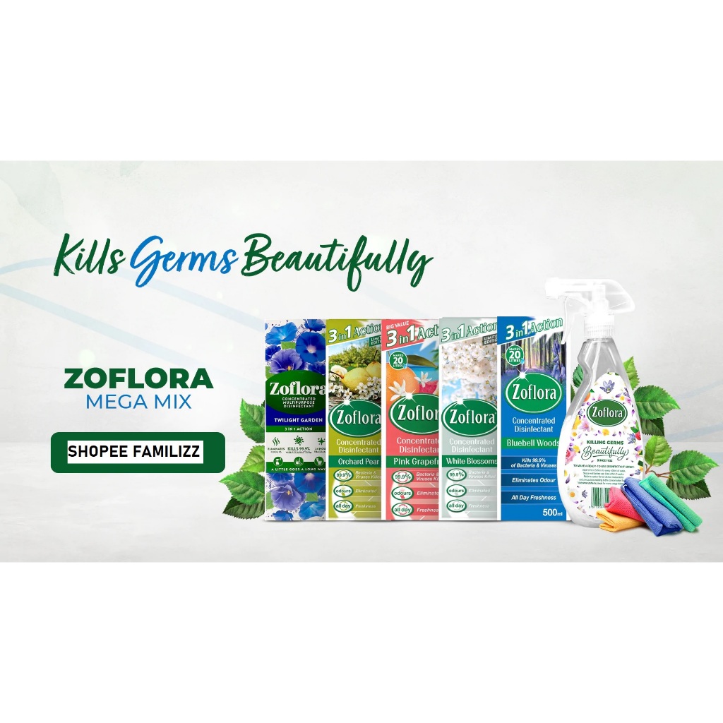 Zoflora น้ํายาฆ่าเชื้อสัตว์เลี้ยงคราบปัสสาวะ Odor Eliminator สเปรย์ Deodorizer ทําความสะอาด Antibac 