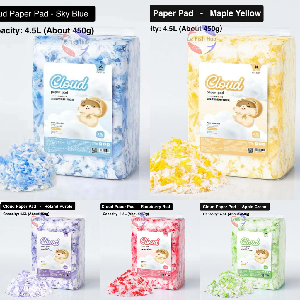 HAMSTER PAPER COTTON PAD BEDDING 4.5L