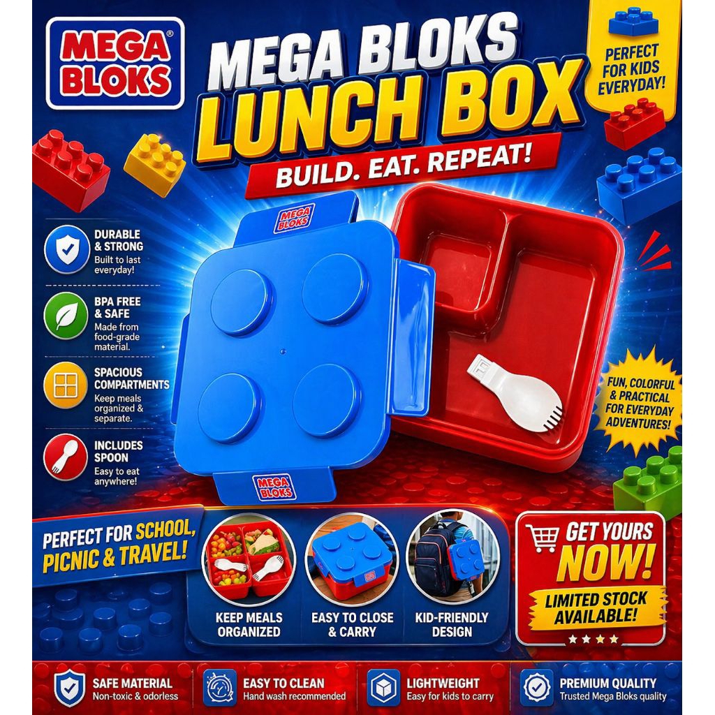 MEGA BLOKS LUNCH BOX