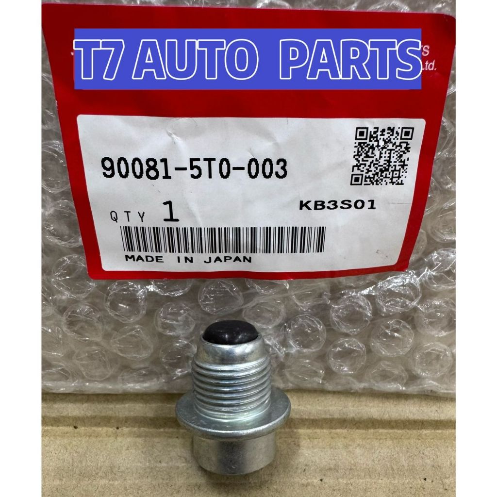 BRV CITY GM6 T9A GN2 GN3 T00 CIVIC FC TEA 1.8 HRV JAZZ GK WRV DRAIN PLUG AUTO GEAR BOX OIL PAN NUT B