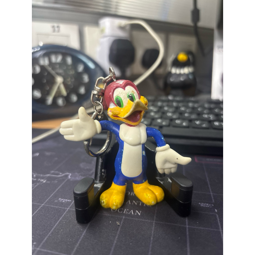 Woody Woody Woodpecker Keychain วินเทจ