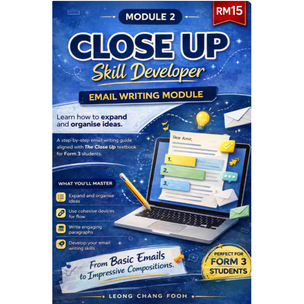 แบบที่ 1 - 5 Email Writing Modules ตามหนังสือเรียน