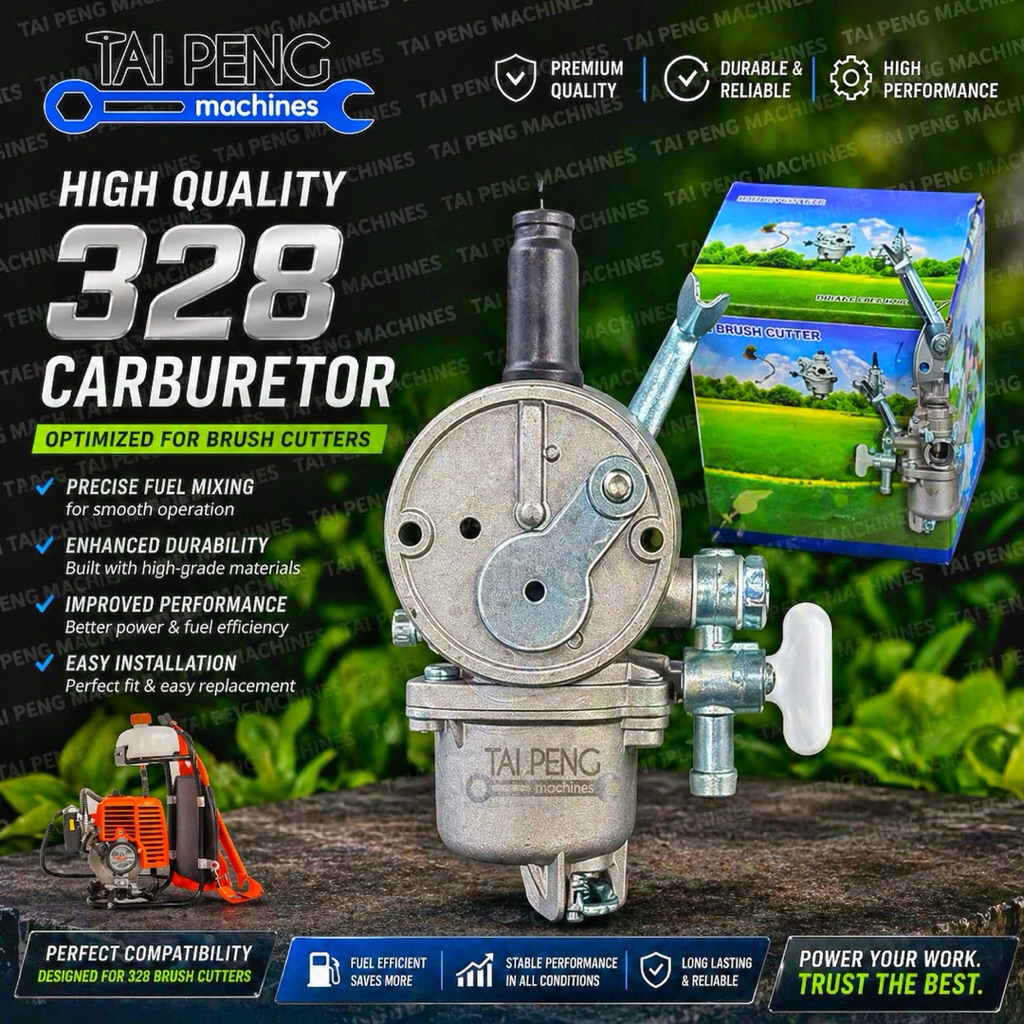 คุณภาพสูงคาร์บูเรเตอร์ Bg328 Pro 338 Eco348 Sum328 T328 เครื่องตัดแปรง Mesin Rumput Bg328k T328