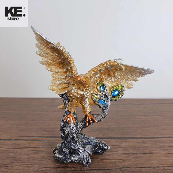Golden Eagle Strength Success Power Freedom ตุ๊กตาตกแต่งจอแสดงผล