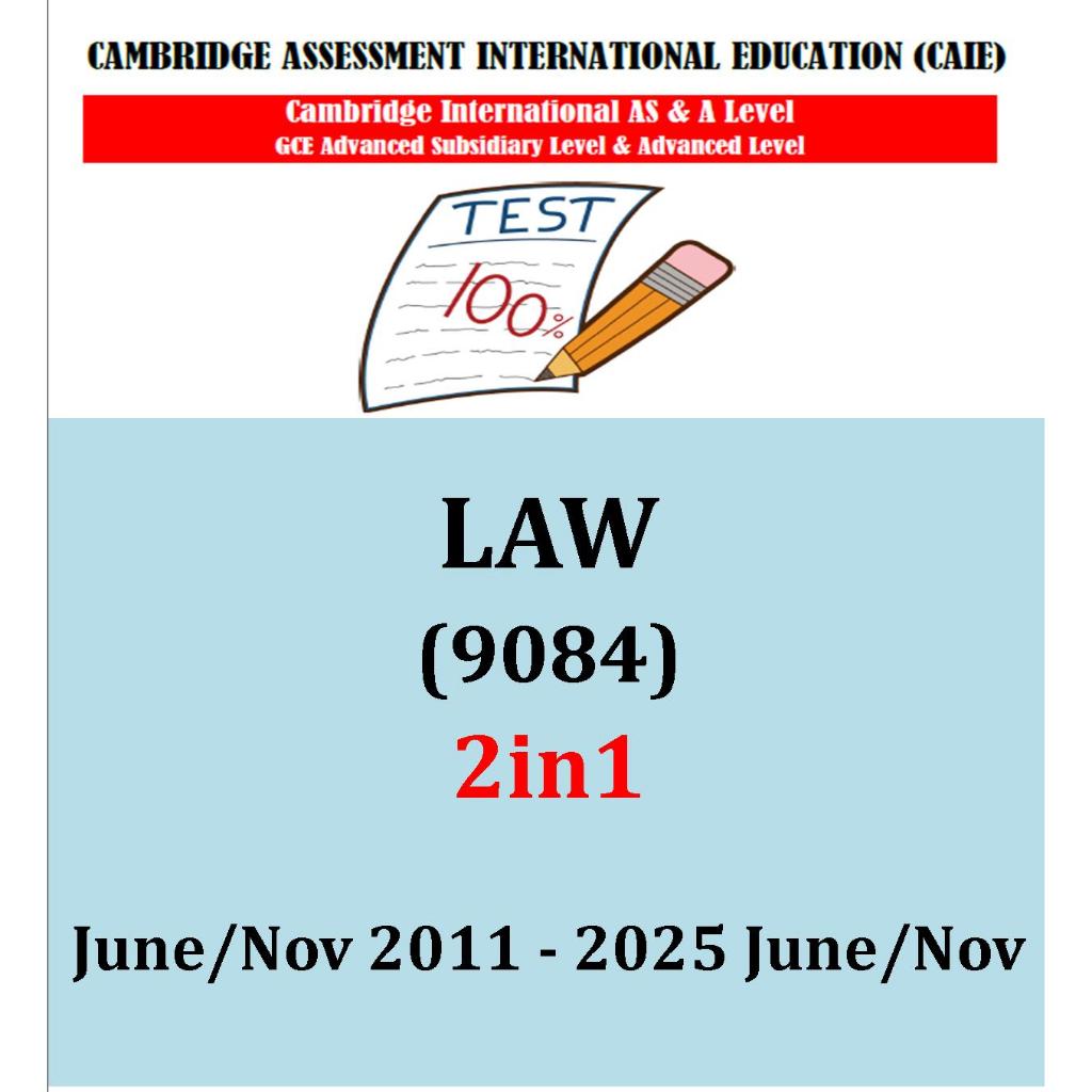 A Level Law 9084 Past Papers 1,2,3,4 (เวอร์ชั่น 2in1)