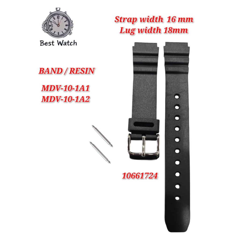 อะไหล่ทดแทน Casio MDV-10 - BAND/RESIN