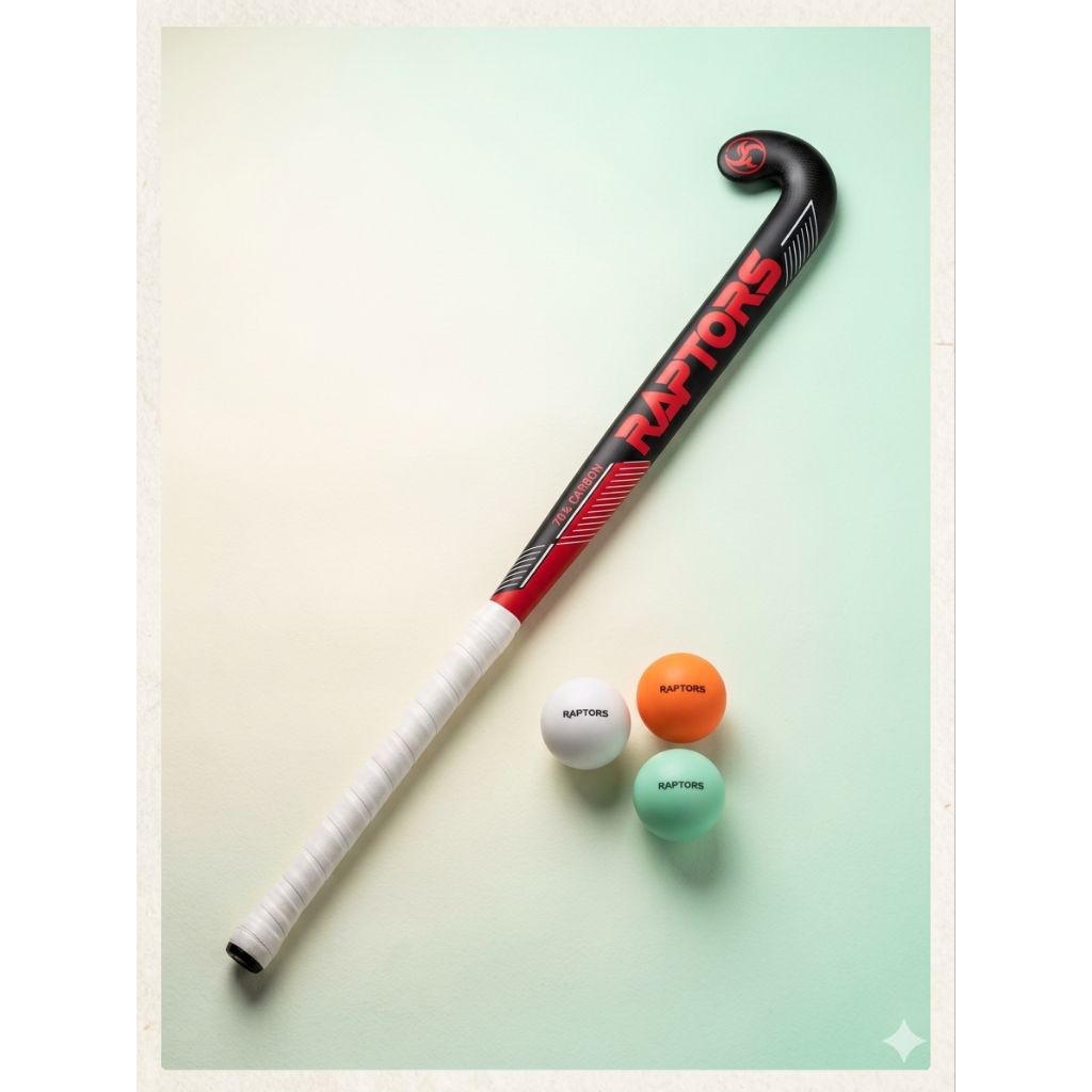 Raptors Ultimate 70% Fiber carbon Field Hockey Stick