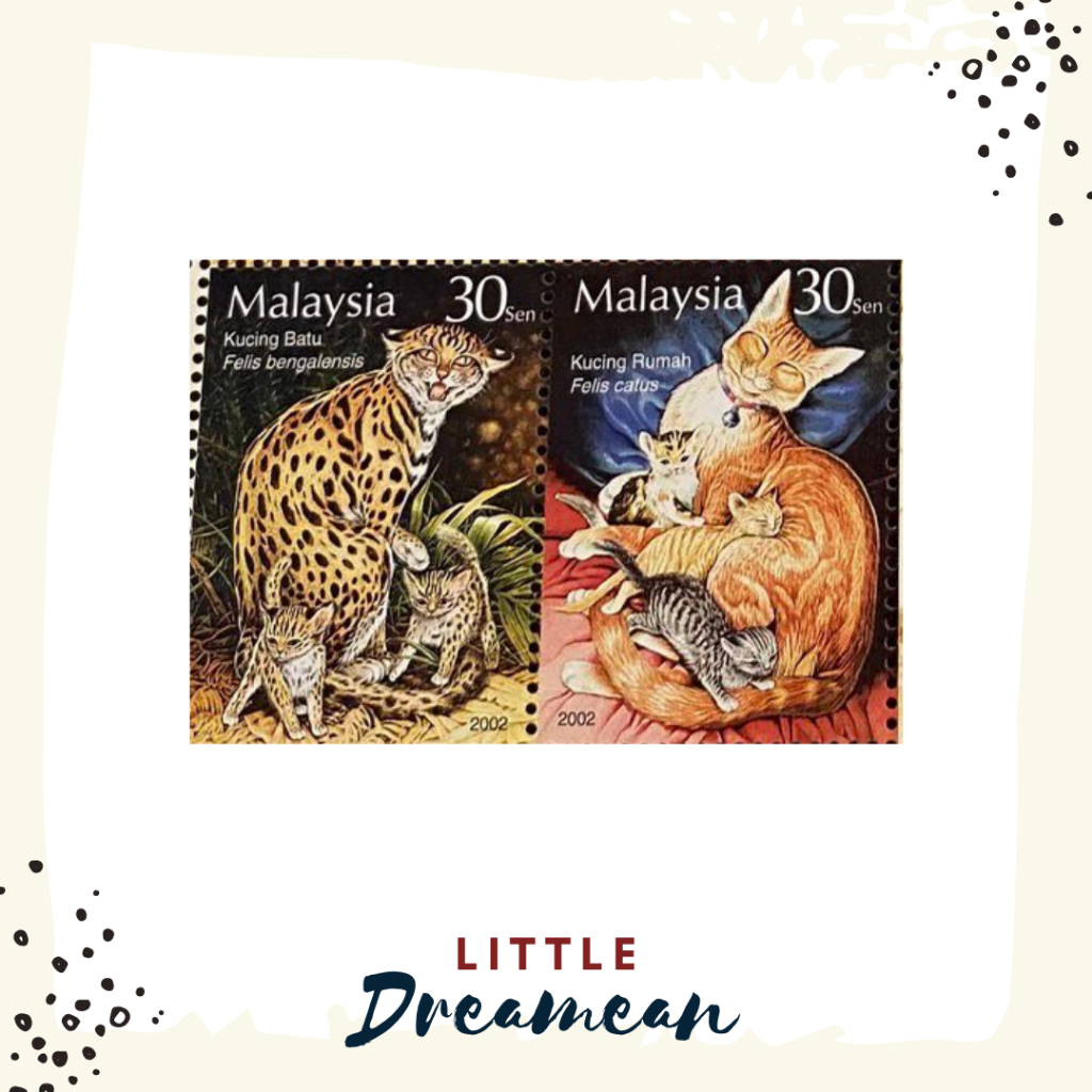 แสตมป์ใหม่ - The Tame & The Wild Stamp 2002 / The Tame & The Wild Stamp 2002 / Cat Satmp