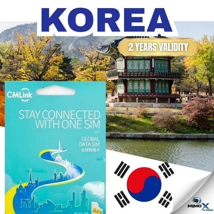 🔥 CMLink Korea l Travel Data SIM | ซิมเน็ตทั่วโลก | ไม่มีข้อมูลเลขเท่านั้น | ความวาลิตี้ 2 ปี | ซิมก