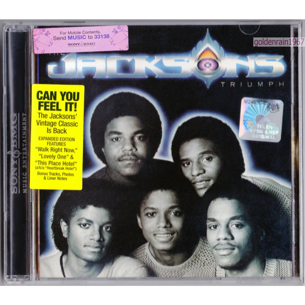 THE JACKSONS (MICHAEL JACKSON) - Triumph 1980 / 2008 SONY BMG MUSIC CD SEALED
