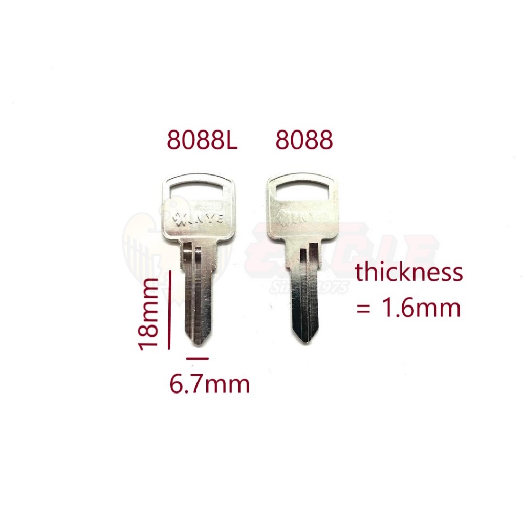 CL 411 Locker ตู้ลิ้นชัก ตู้รับจดหมาย Key Blank – 8808 / 8808L