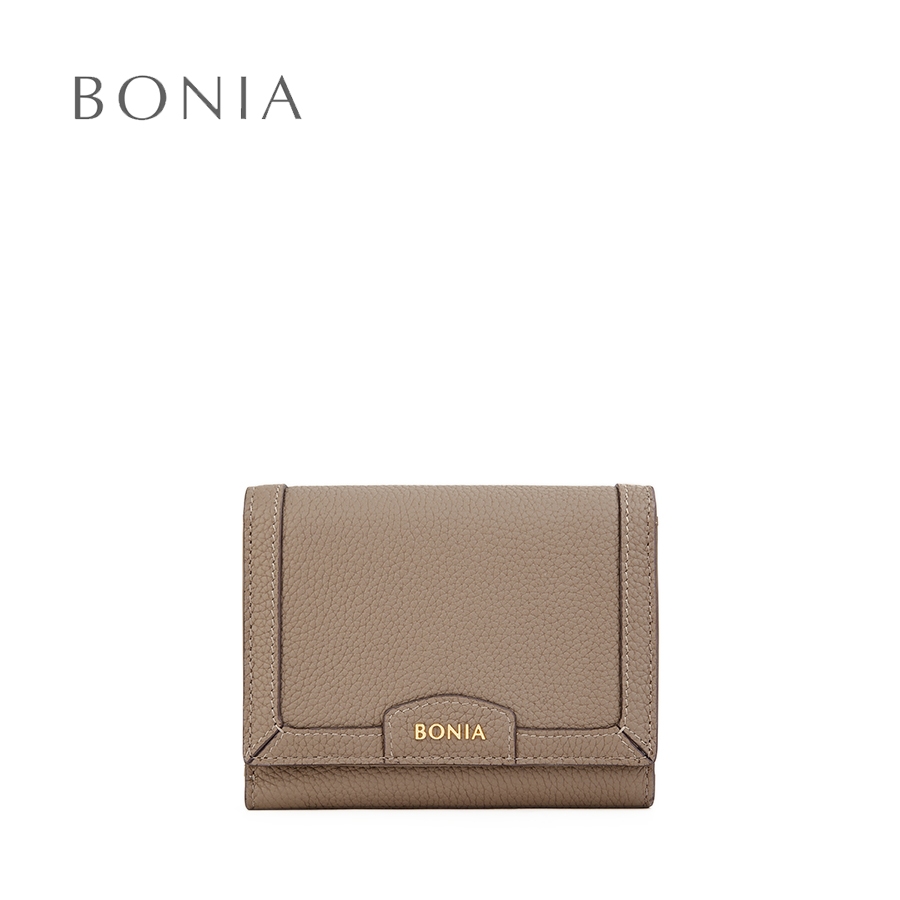 กระเป๋าสตางค์ใบสั้น Pure Taupe Trifold