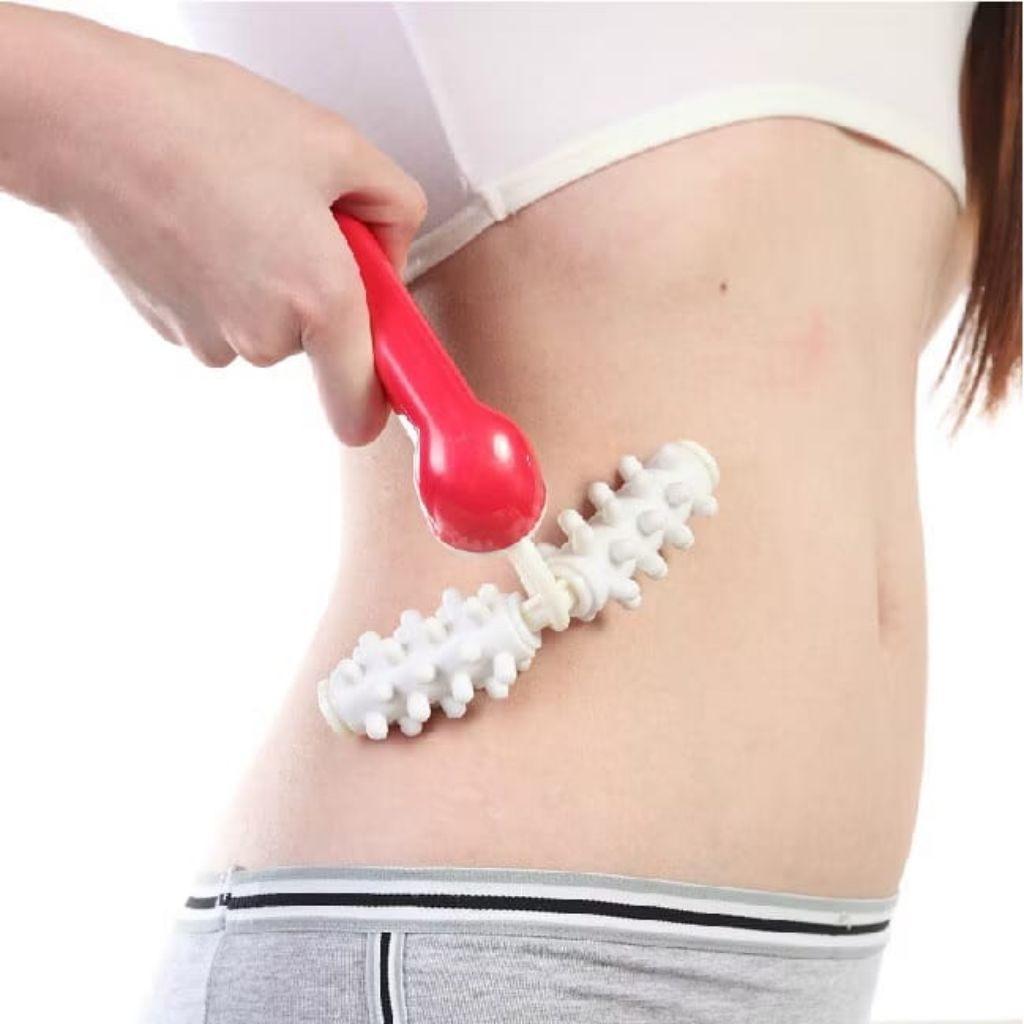 360 องศา FITNESS MASSAGER FITNESS HOME CERVICAL SPINE WHOLE BODY ROLLER