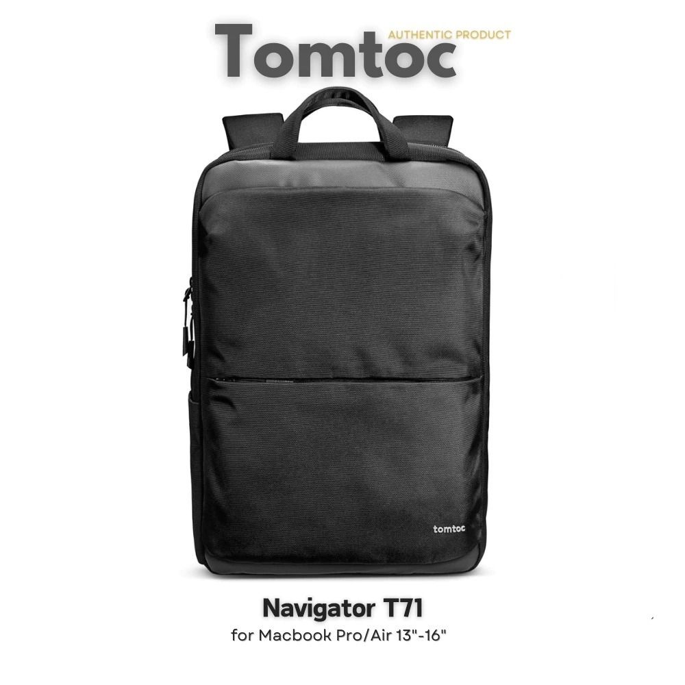 Tomtoc Navigator-T71 กระเป๋าเป้สะพายหลังแล็ปท็อป 18L กระเป๋าสําหรับ MB Pro M2 M1 14-16 "และแล็ปท็อปอ