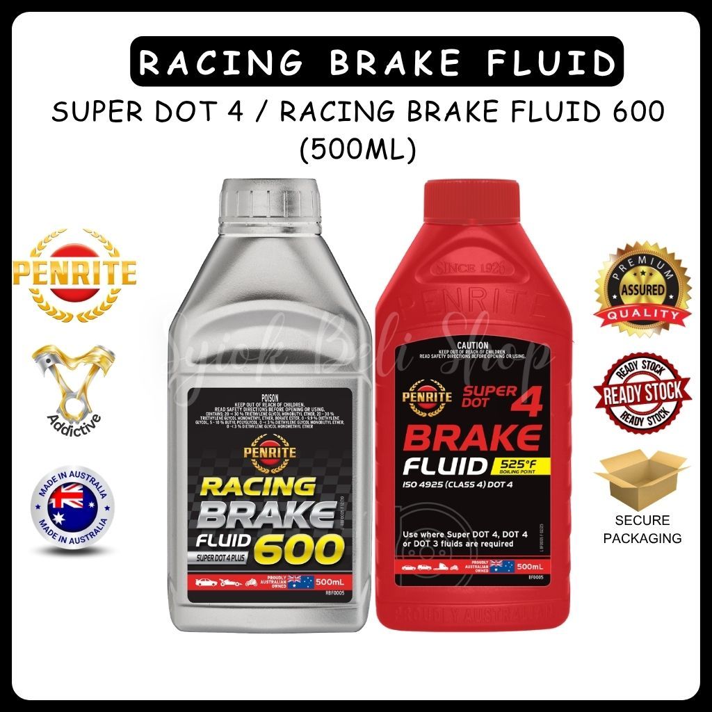 Penrite Racing น้ํามันเบรก 600F/ Super DOT 4 (500ml)