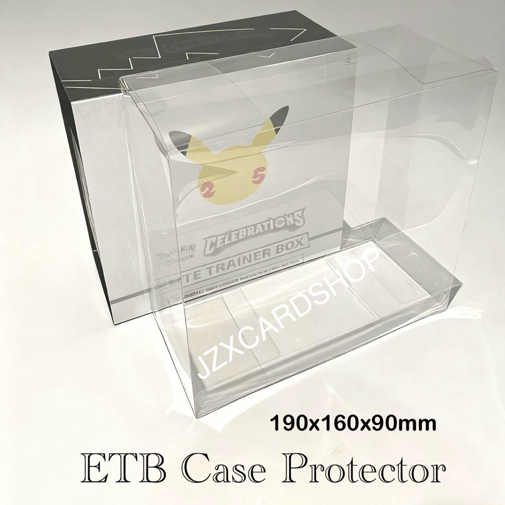 เคสป้องกันพลาสติก Pokemon ETB / Booster Box - กล่องเก็บของแบบใส