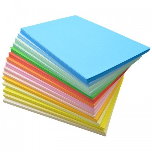 กระดาษผสมสี กระดาษ 70GSM กระดาษสีพรีเมี่ยม A4 คละสี