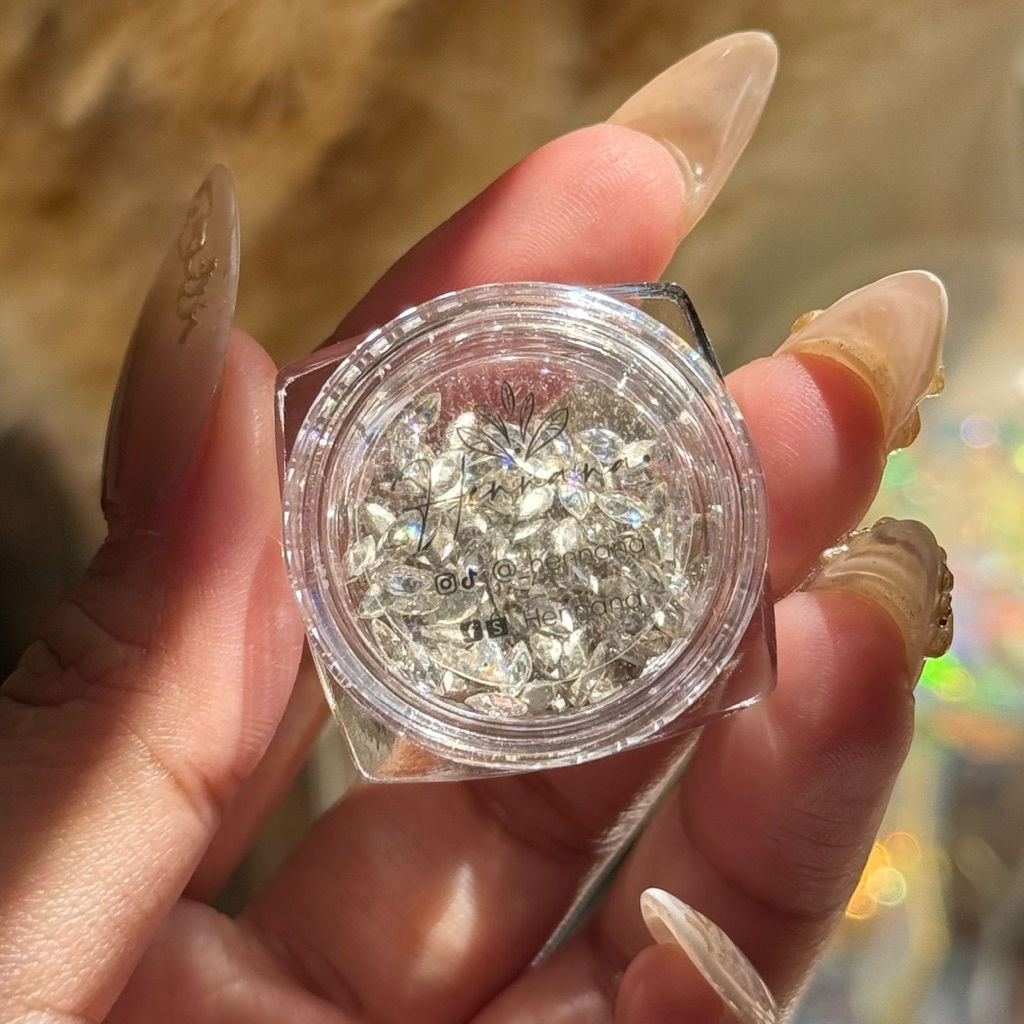 Gem Stones Horse Eye Diamond สําหรับ White Henna/ Rhinestone /Batu สําหรับ Inai