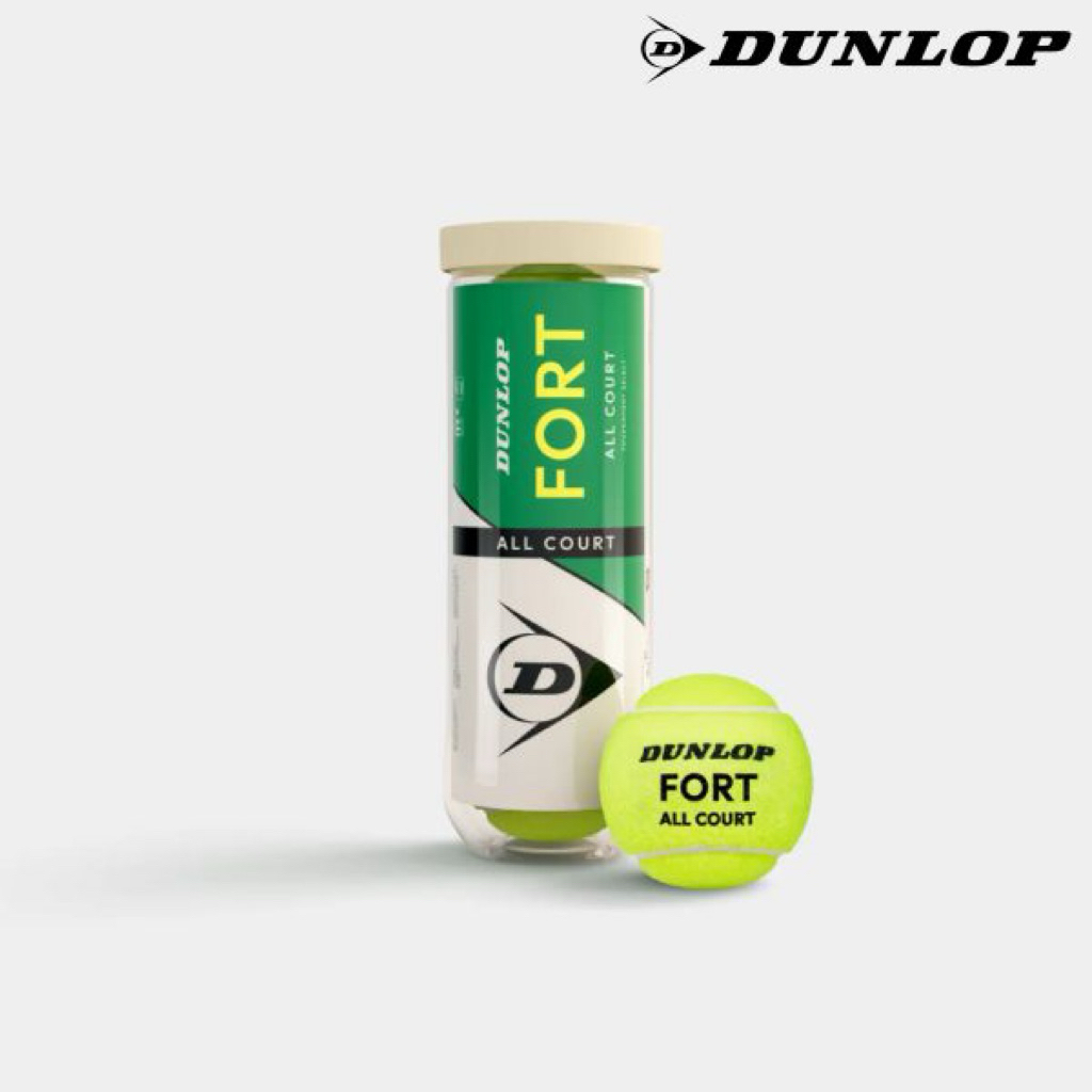 ลูกเทนนิส Dunlop Fort All Court!! ️ 3 ลูกในหลอด🔥คุณภาพดีที่สุด🔥