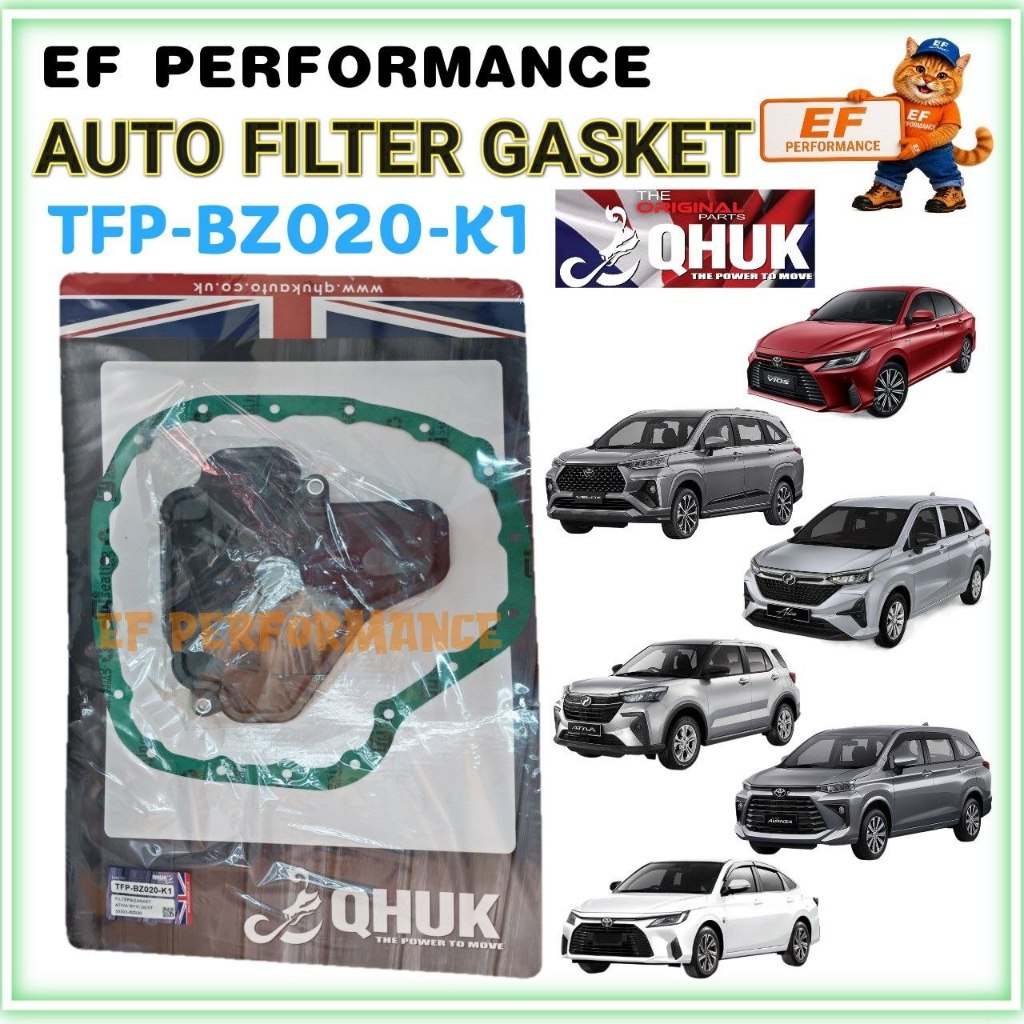 QHUK PERODUA ATIVA ALZA MYVI AXIA CVT 22-26 TOYOTA VIOS AVANZA VELOZ กรองอัตโนมัติ TFP-BZ020-K1 ATF 