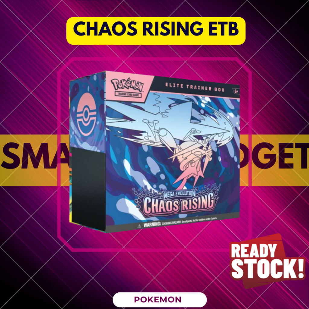 POKEMON TCG CHAOS RISING ETB MINT หรือ TEAR