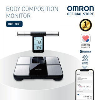OMRON Body Composition Monitor Bluetooth  |  Monitor Komposisi Badan HBF-702T | 蓝牙体重体脂肪计  [Waranti Tempatan 1 Tahun]