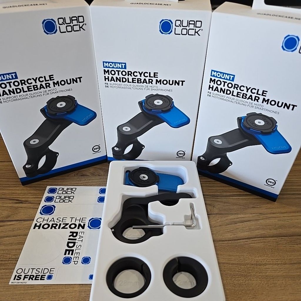 QUAD LOCK MOTORCYCLE HANDLEBAR MOUNT/PRO VERSION/Pro Chrome/Pro ขนาดใหญ่