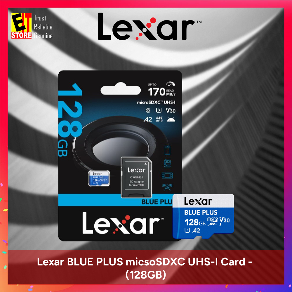 Lexar BLUE PLUS microSDXC UHS-I Card -