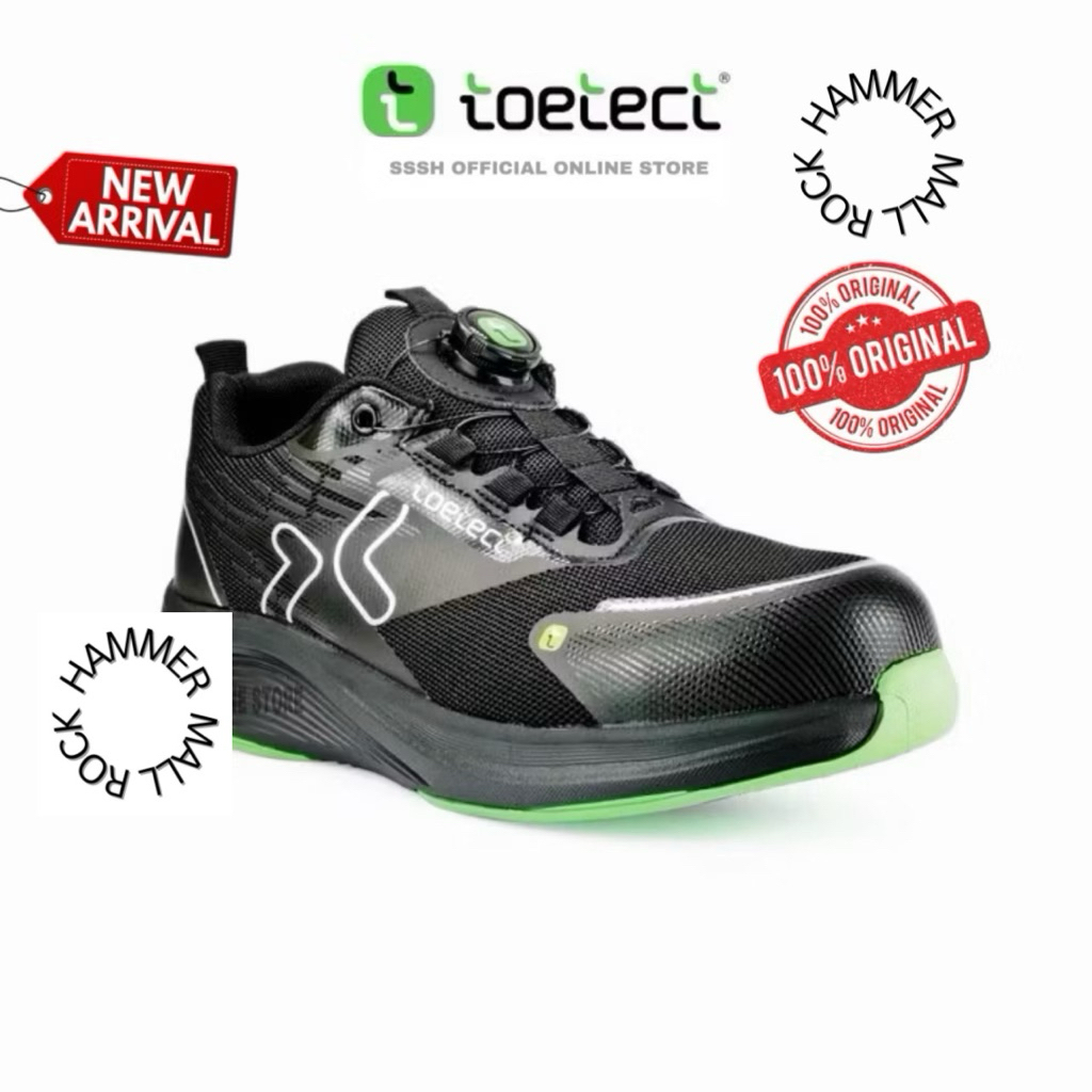 New Toetect sport design Men Low Cut with Cord Lock Safety Shoe TOE-SP004 004