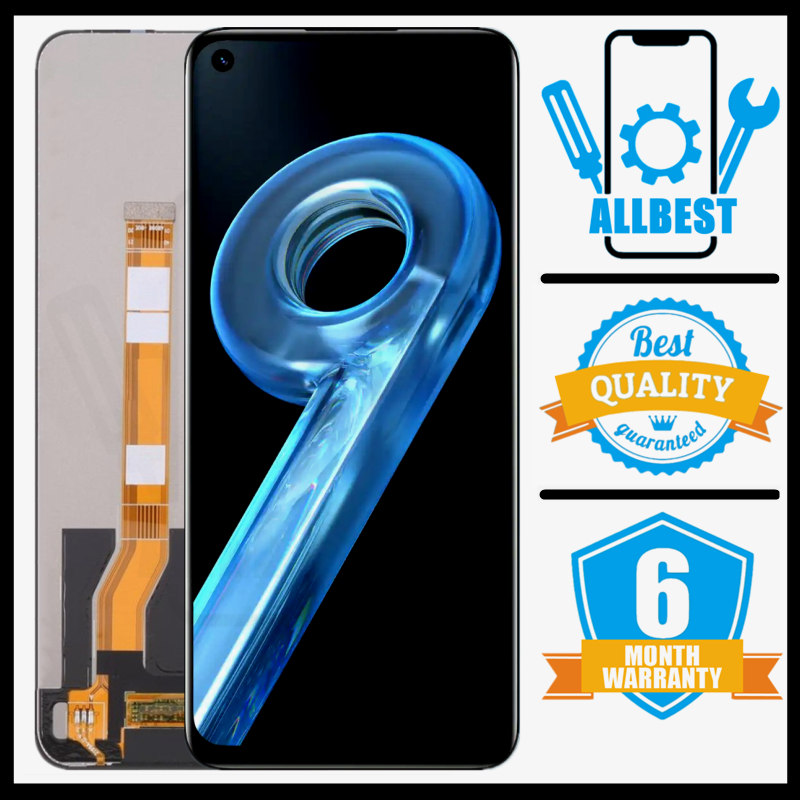 NARZO 50 REALM 9I 8I OP A96 4G จอแสดงผล LCD Touch Screen Digitizer ชุดเปลี่ยน