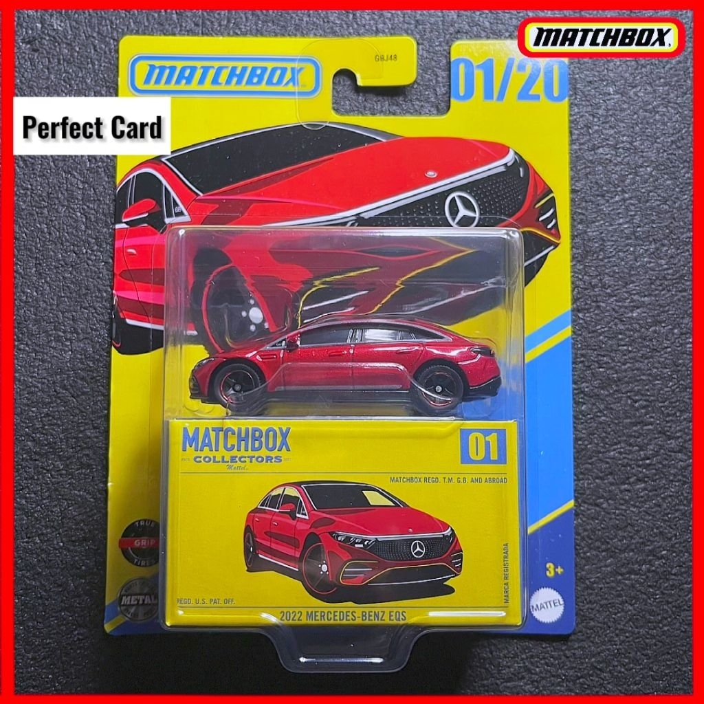 Matchbox 2022 Mercedes Benz EQS 2025 Matchbox Collectors Mercedes Benz Eqs Red Diecast Premium Car H