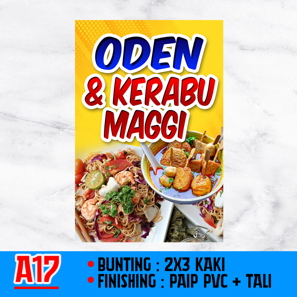 BANNER BUNTING ODEN & KERBU MAGGI
