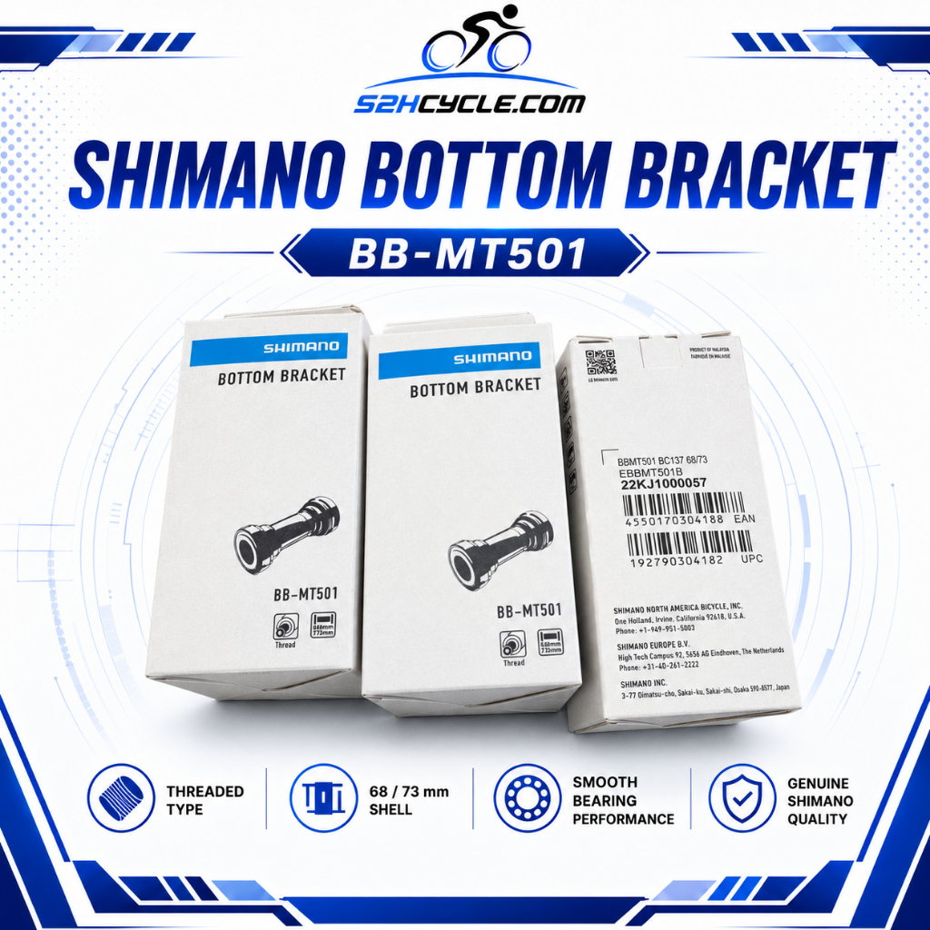 MY SHIMANO BOTTOM BRACKET BB-MT501 Hollowtech II BSA 68 73mm MTB
