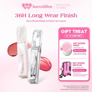 [NEW] BNB barenbliss Aura Mood Transferproof Lip Cream Matte & Vinyl Edition [36H Long Wear Matte & Vinyl Finish] 2.5ml