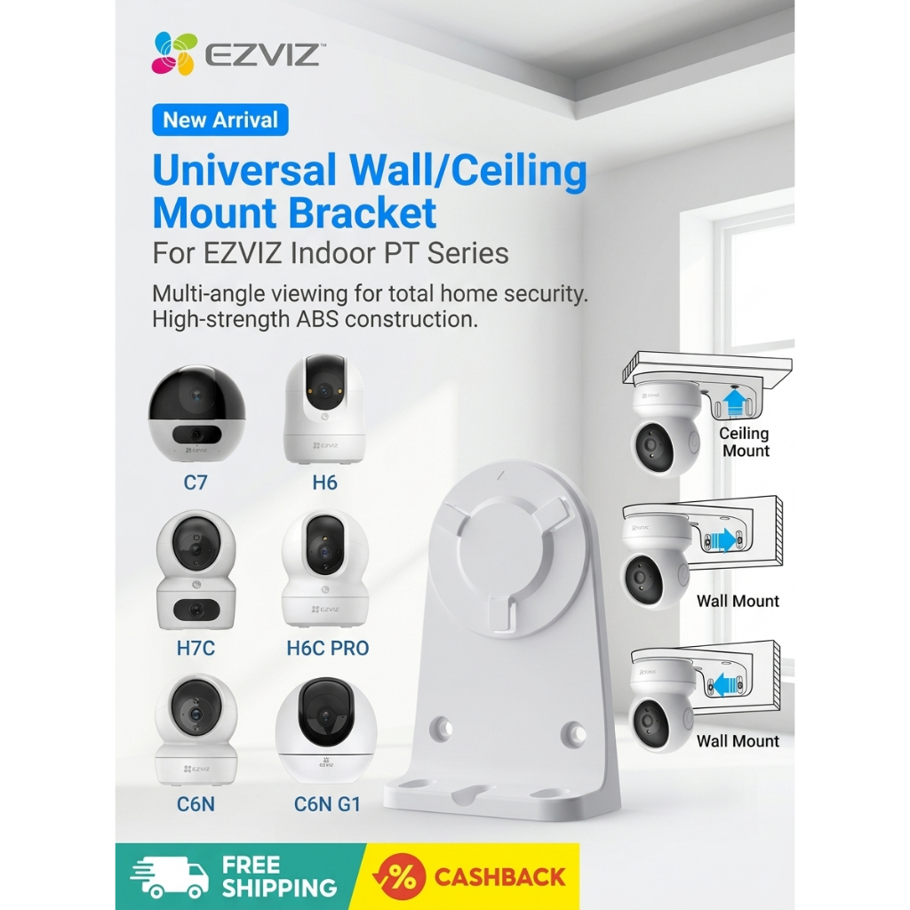 HIKVISION EZVIZ CCTV Bracket (ยี่ห้อ Top Global) ติดผนังสําหรับ C4W C6C C6N C6CN TY2 C6TC H7C