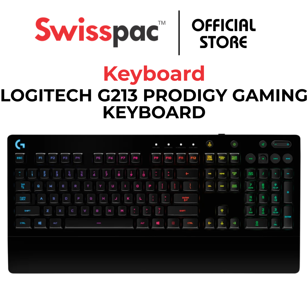 คีย์บอร์ดเกมมิ่ง LOGITECH G213 PRODIGY