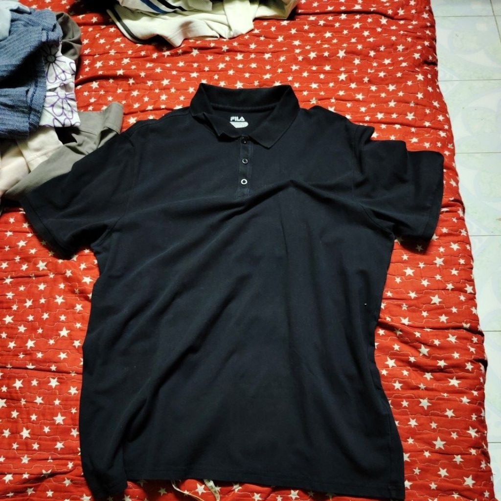 F เสื้อโปโล สีดํา SIZE 23X31 INCH