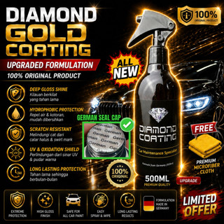 500ml Diamond Coating [BIG BOTTLE] Ceramic Quick Coating Spray Car Polish Headlamp