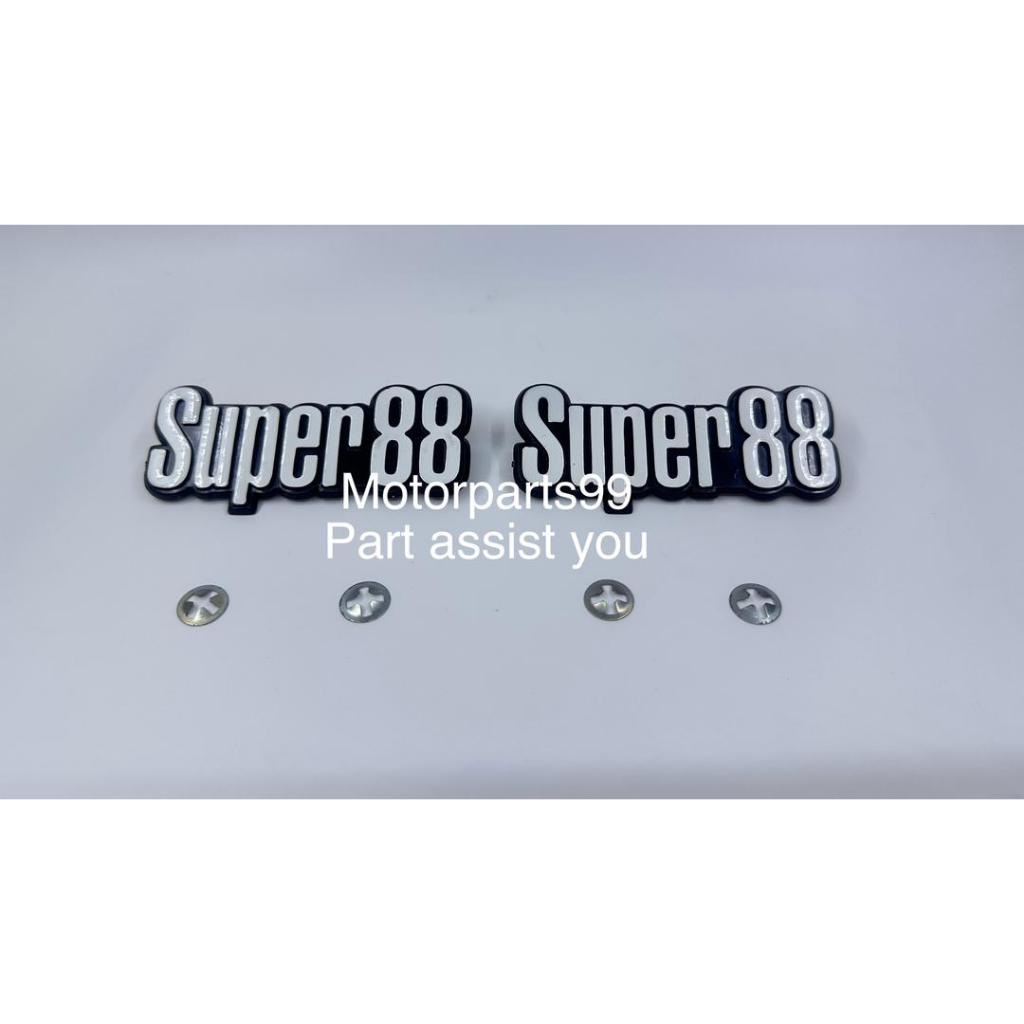 Y88 SUPER88 WINDSHIELD LEGSHIELD LOGO EMBLEM YAMAHA