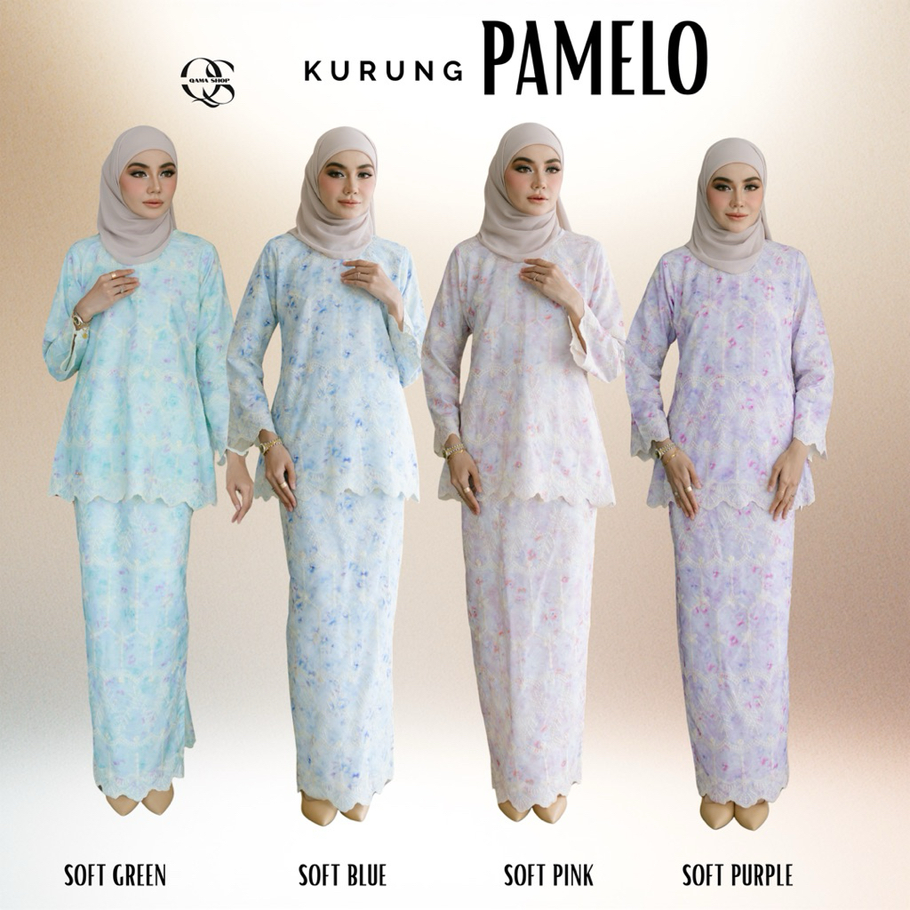 ขายึด PAMELO ล่าสุดสีพาสเทลและวัสดุปักผ้าฝ้าย