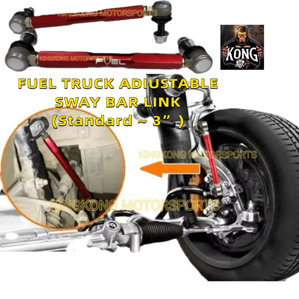 FUEL ADJUSTABLE SWAY BAR HILUX VIGO REVO DMAX RANGER T6 7 T8 9 SWAY BAR LINK STABILIZER LINK ANTI RO